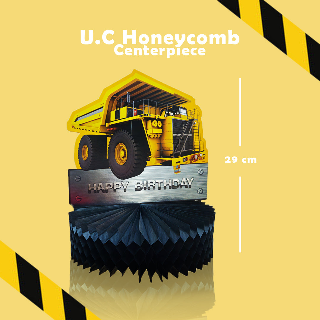 Underconstrution Honeycomb Centerpiece for Table Decor -1PC
