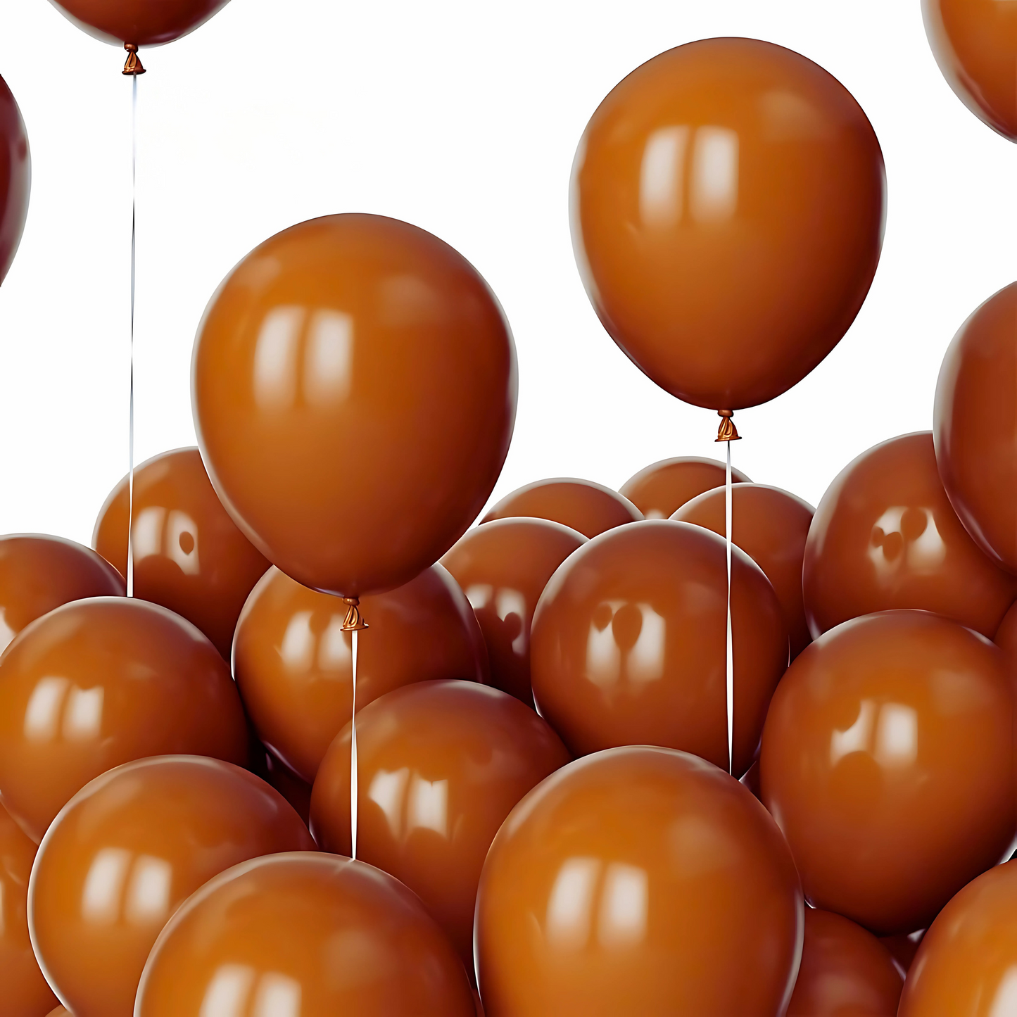 Choco Brown Latex / Rubber Balloons - 10 inches - Bulk Pack for Decoration - 50PC