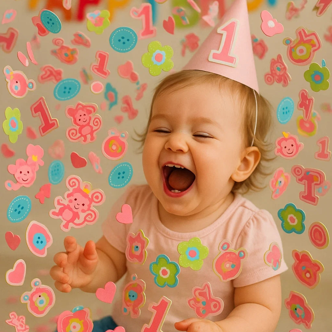 One Wild Girl Confetti Cutouts for Girl - 34gm - 1PC