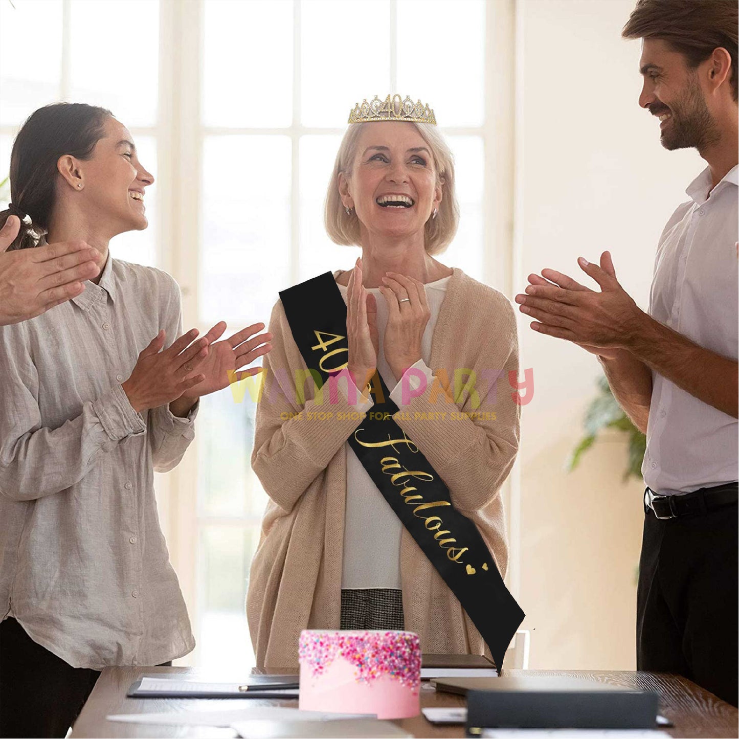 40 & Fabulous Sash 62 inch