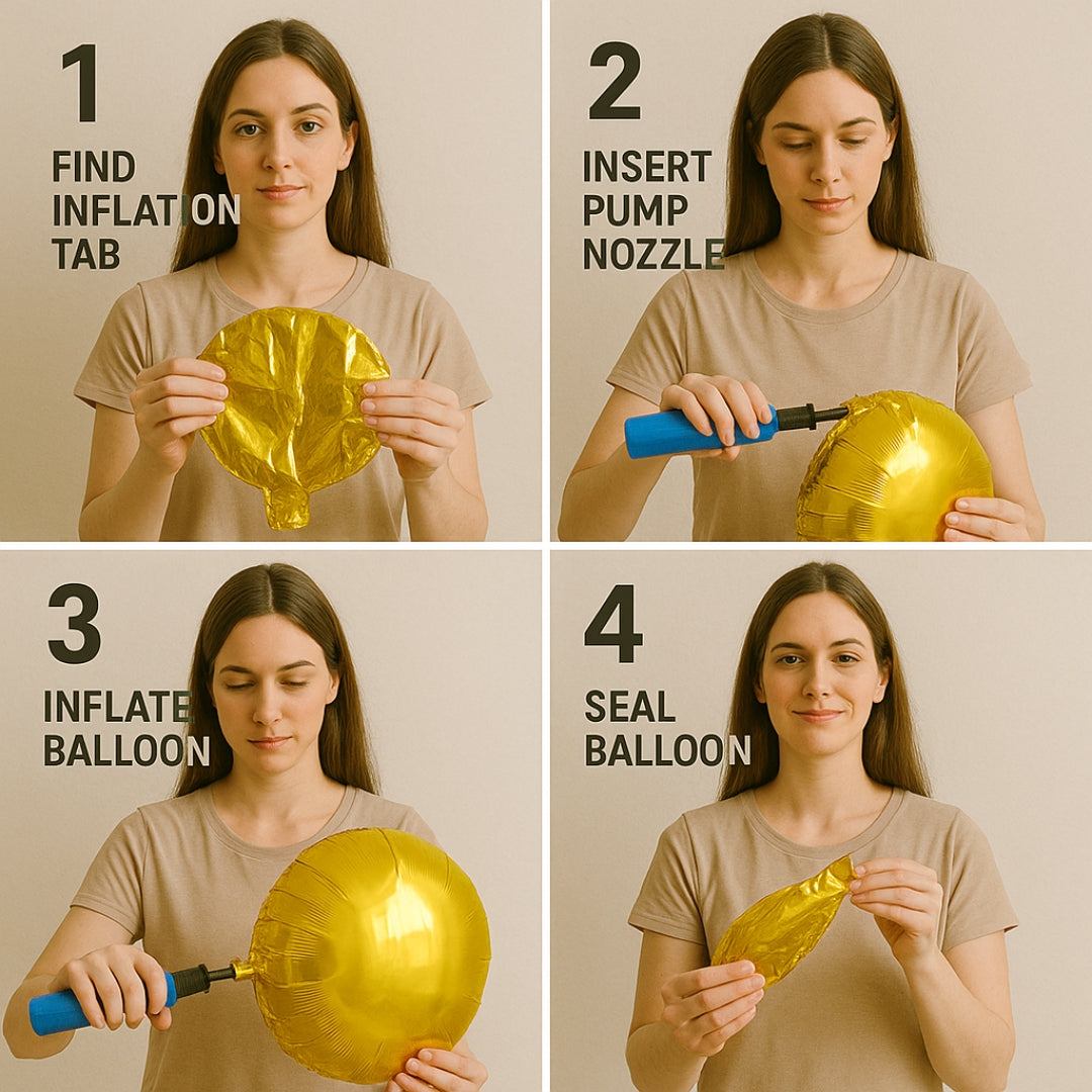 YOLO Foil Reusable Balloon - Helium Quality - 40 inches - 4PC SET