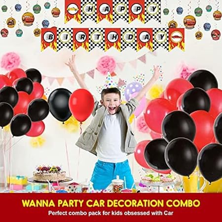 Cars Theme Birthday Decoration Combo