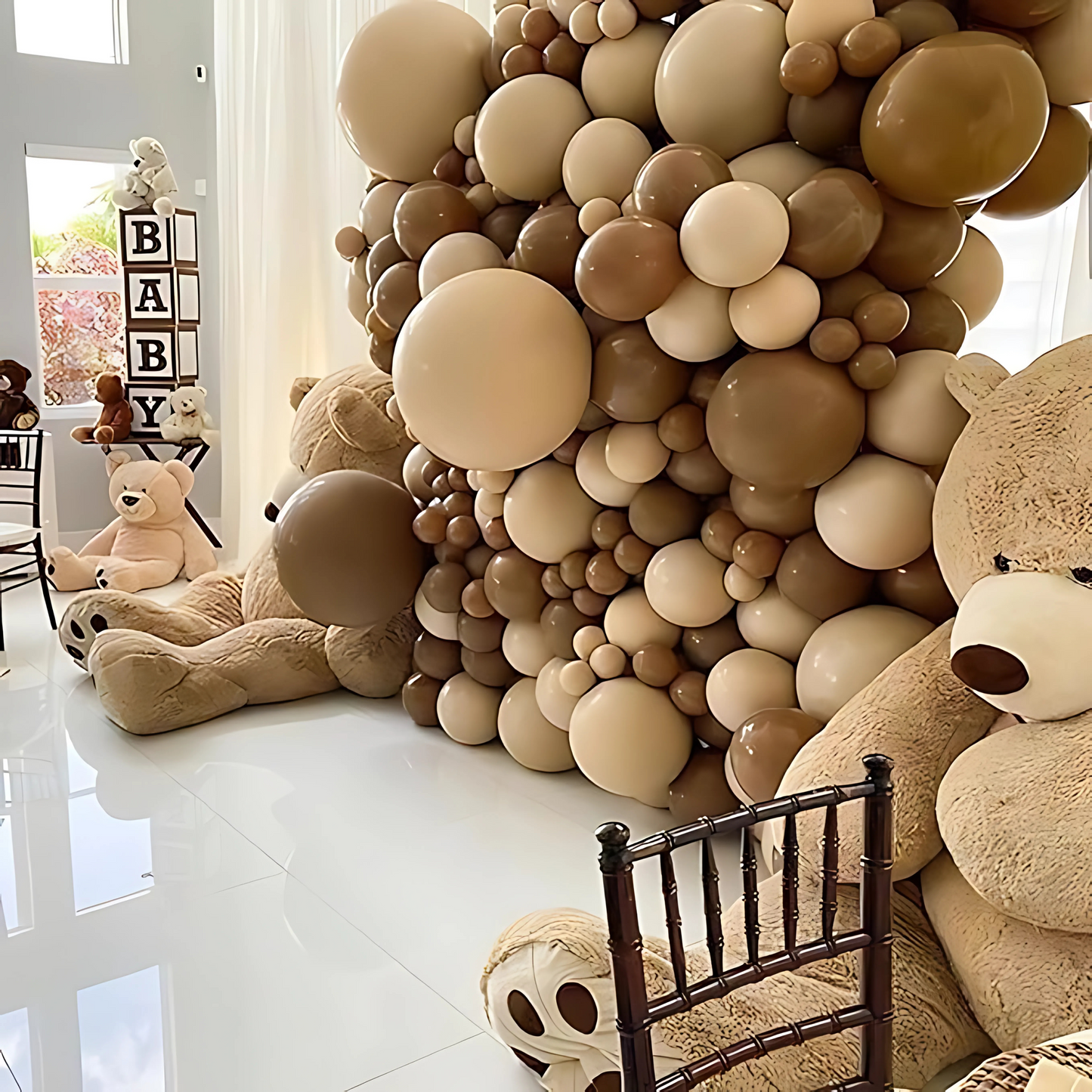 Coffee Brown Premium Latex Balloons 10" - 50PC