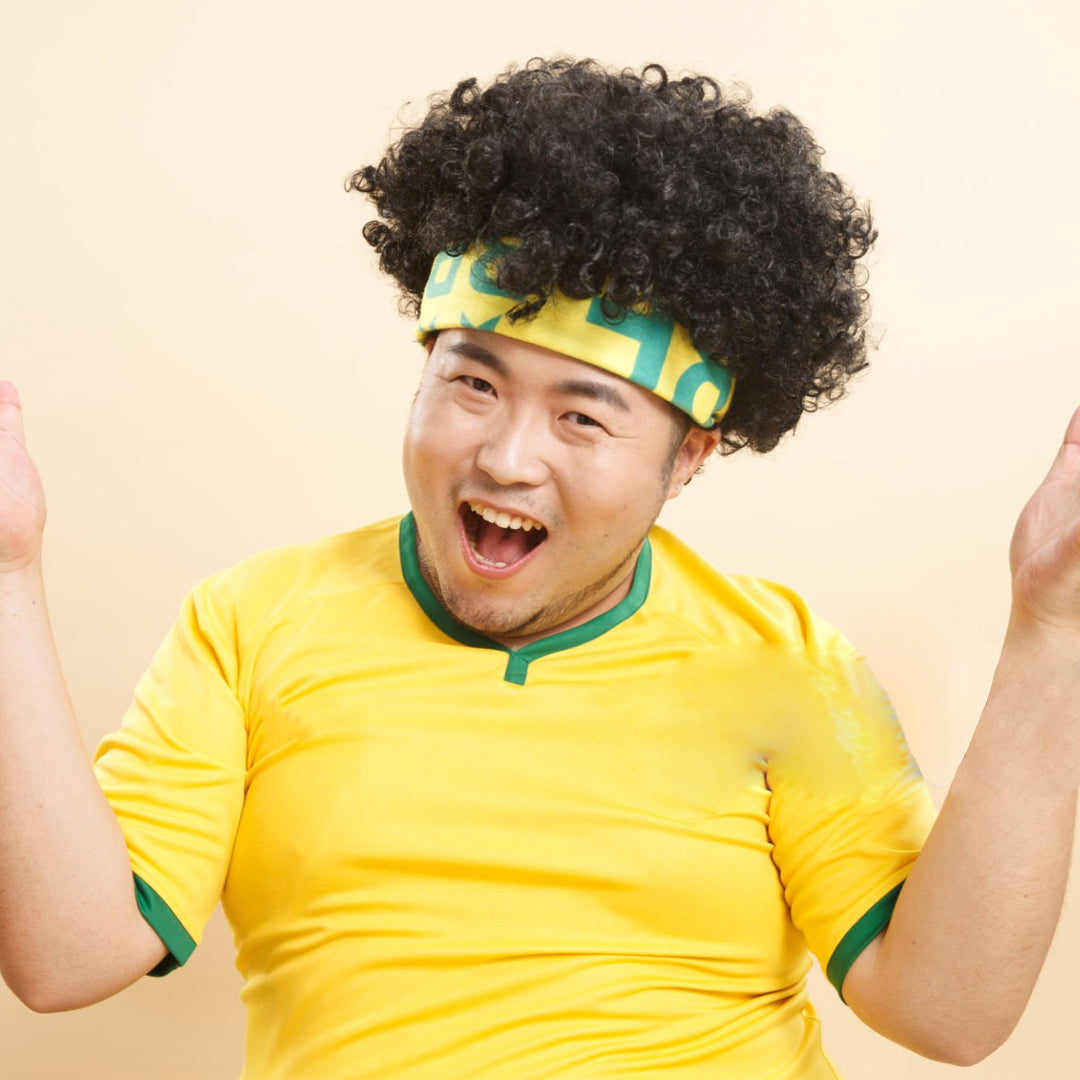 Extra Large Afro Wig | Jumbo Malinga Wig | Curly Bushy Black Wig - 1PC