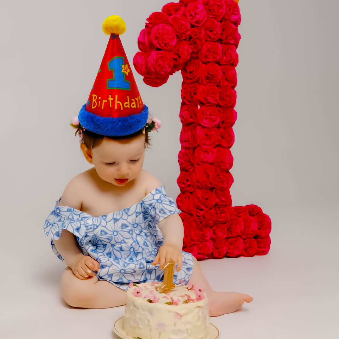 1st B'day Boy Faux Hat