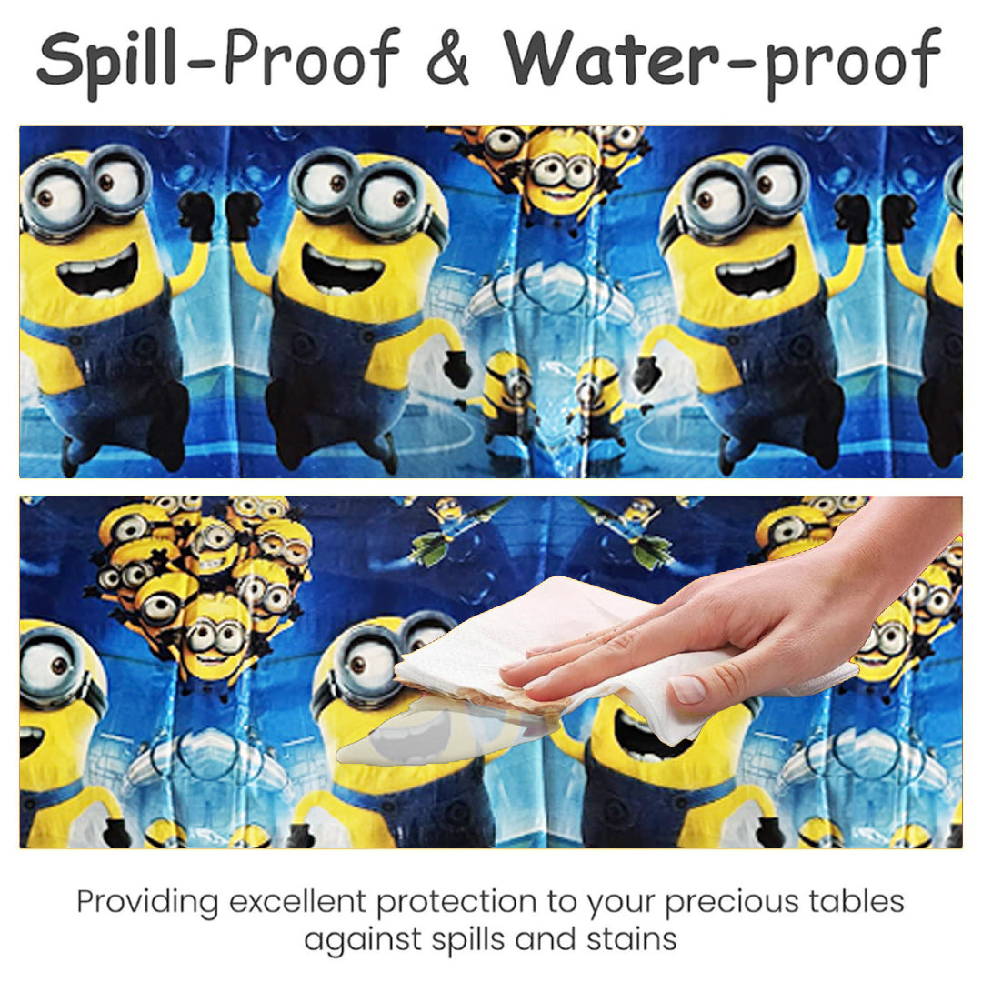 Minnions Table Cover - 52"in X 86"in