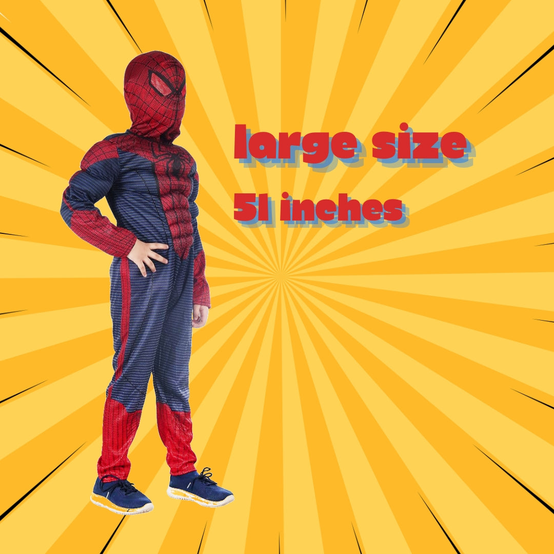 Fancy Spiderman Muscle Costume for Kids