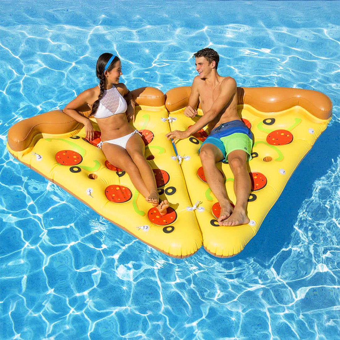 Buy Inflatable Pizza Slice Pool Float Wanna Party