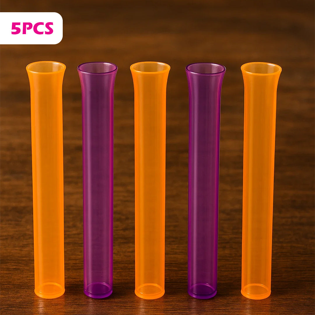 Test Tubes Neon Orange & Purple Set - 5PC