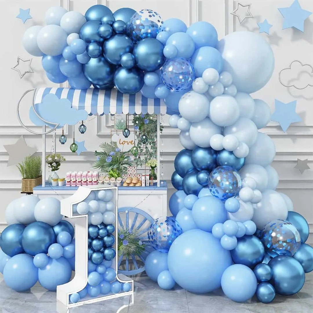 Macaron Blue Bladder Balloon - 36 inches - 1PC