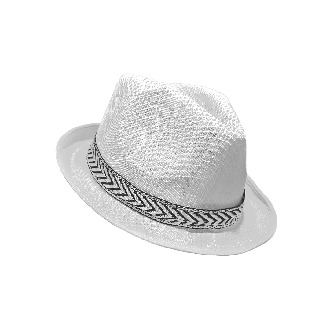 Fedora Hat White - Main Image