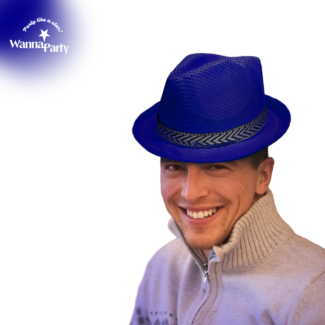 Fedora Hat Dark Blue