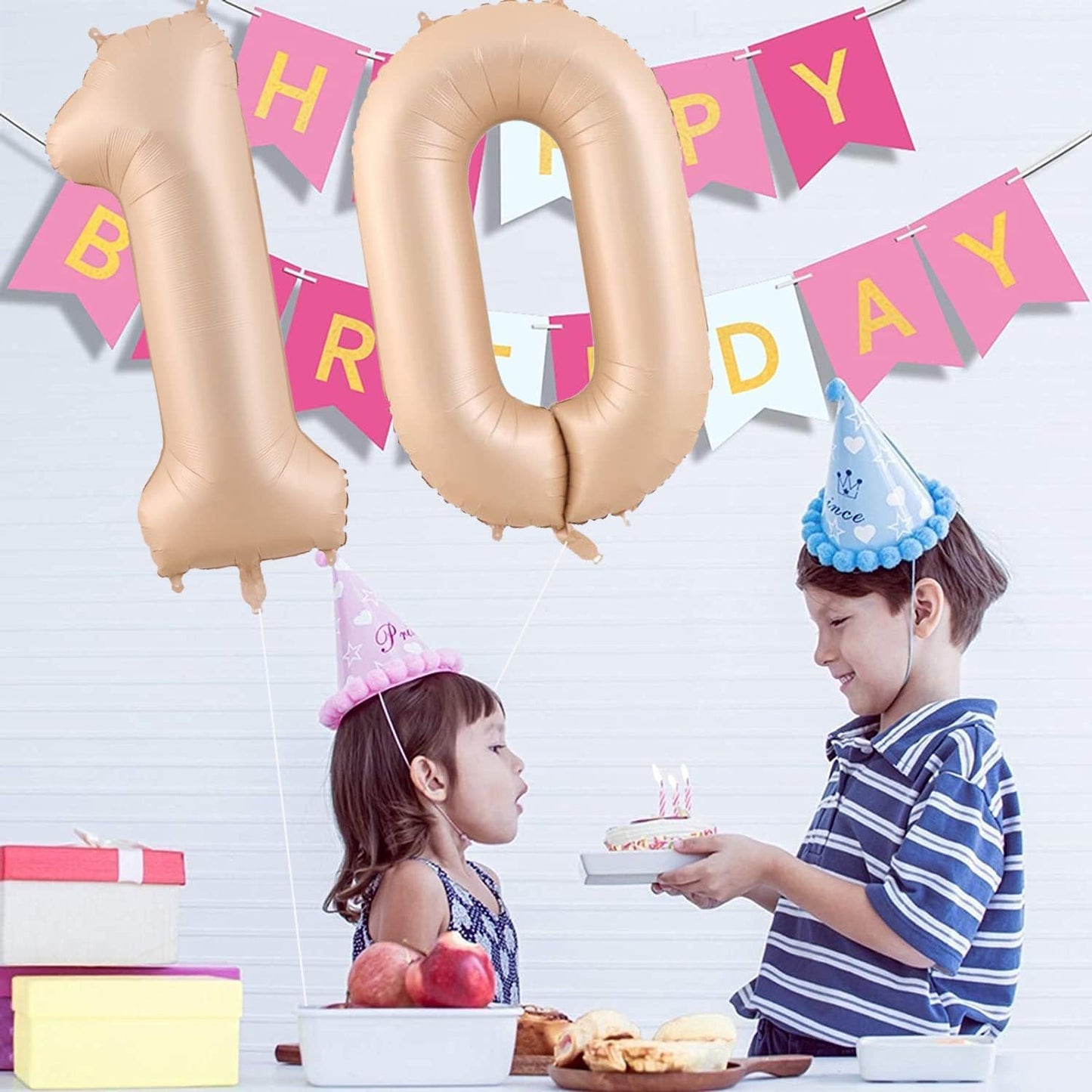 40" Apricot Super Shape No.1 Balloon-1PC