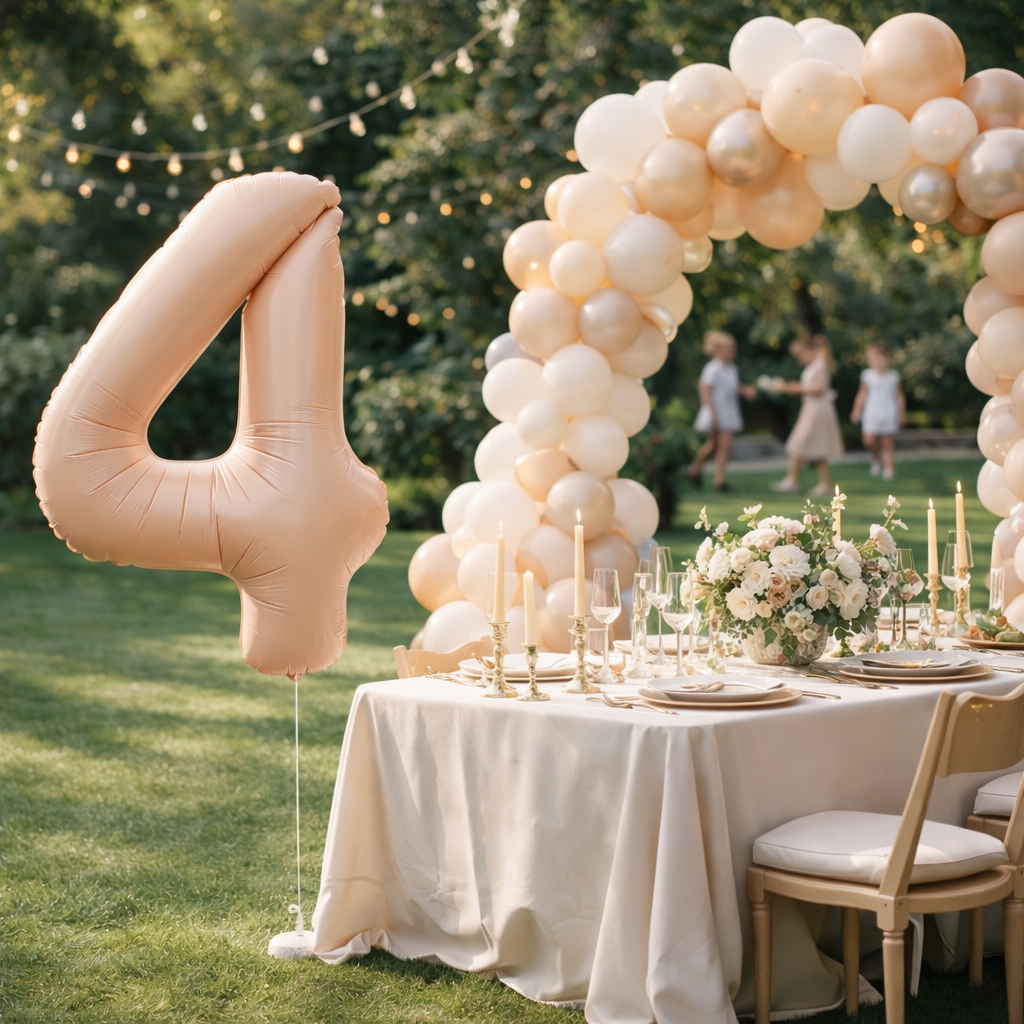 40" Apricot Super Shape No.4 Balloon-1PC