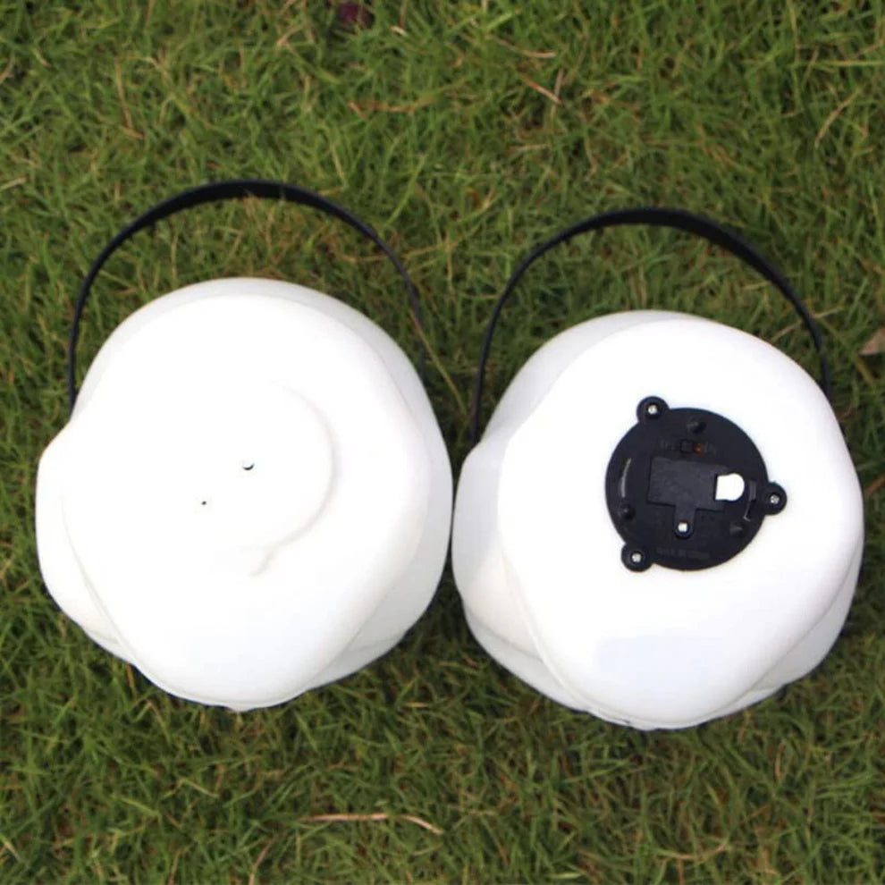 White Light Up Skull Basket for Halloween/ Theme Party Decor - 1PC