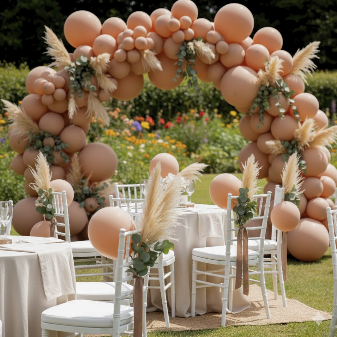Sandstone Latex Balloons 10 Inch – Pack of 50 for Party Decoration & Event Decor