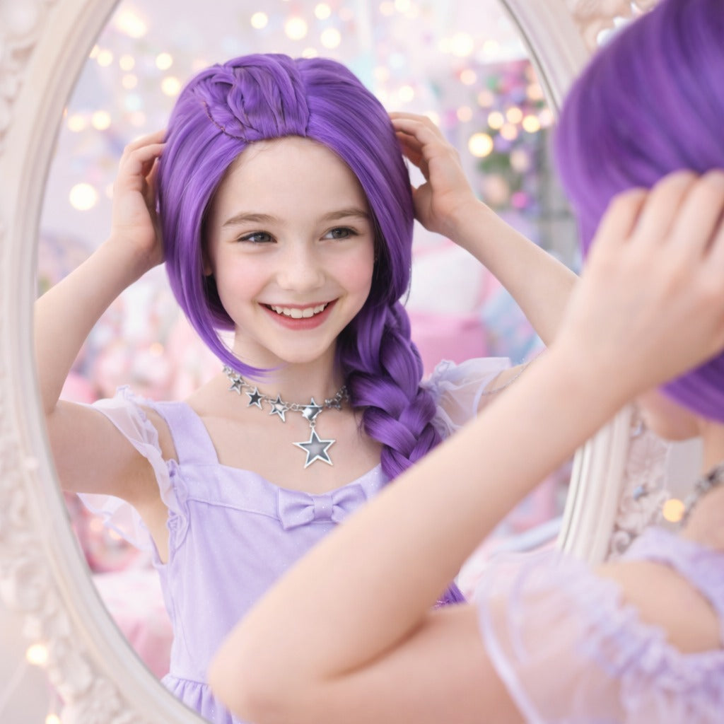 K-POP Rumi Purple Wig