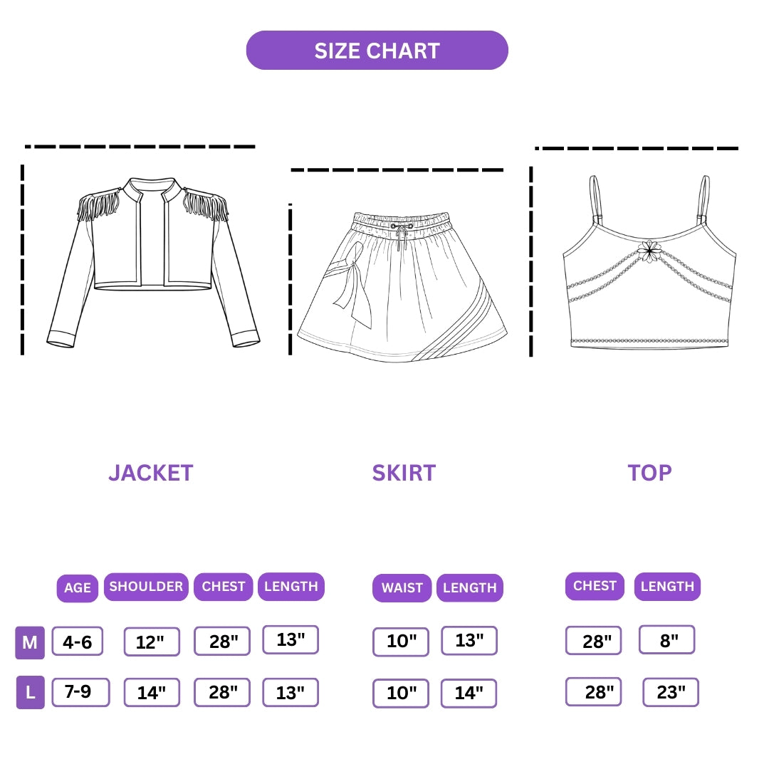 Pop Star Fancy Costume for Girls