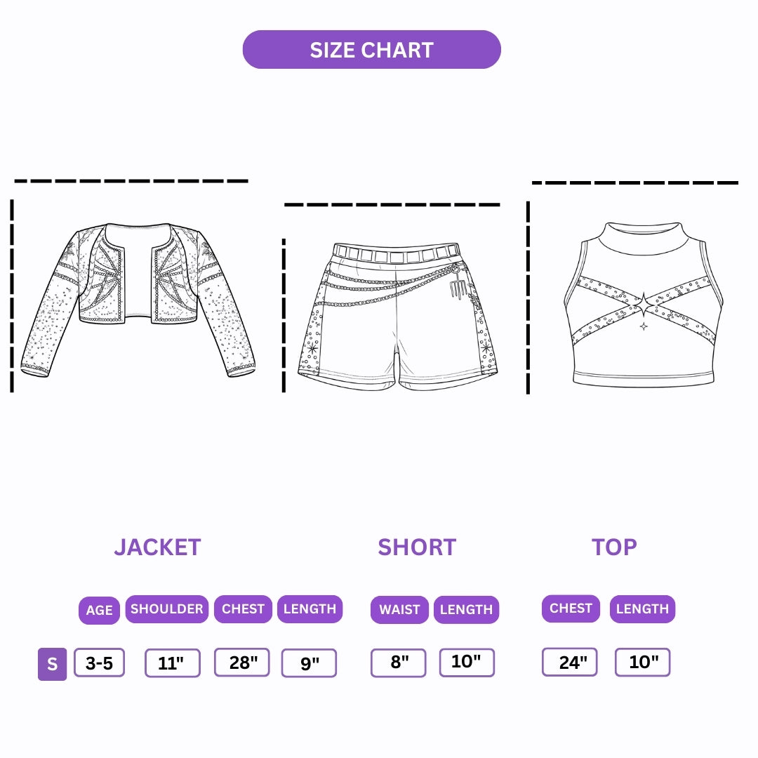 Rumi Black and White K-POP Costume - Size S