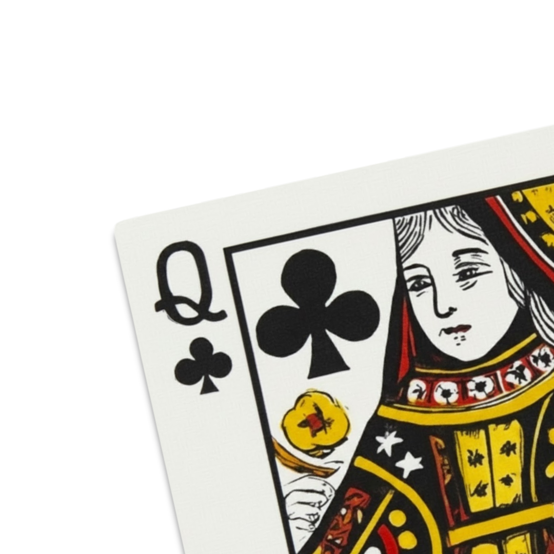 Card Party Queen Placemat for Table Decor or Cutout for Decoration