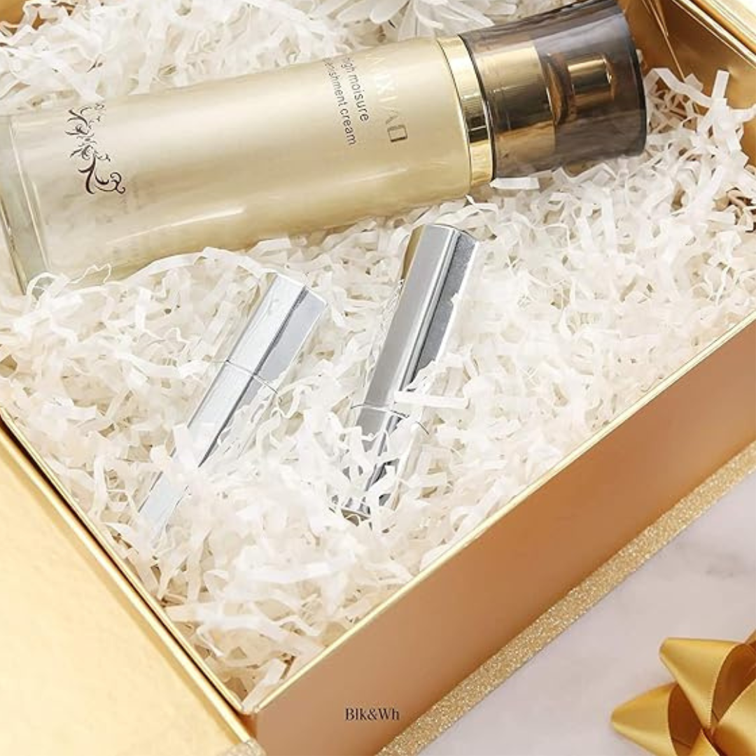 Paper Shreds White for Gift Packing or Centerpiece Decorations - 50 Grams - 1PC