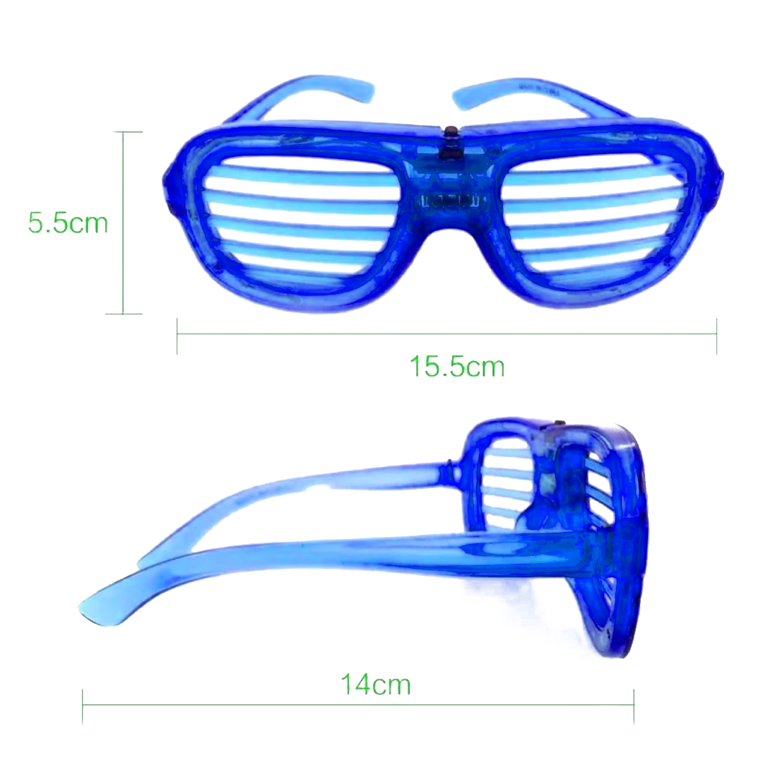 LED Round Wired Shades with Glowing LED Border - 1PC