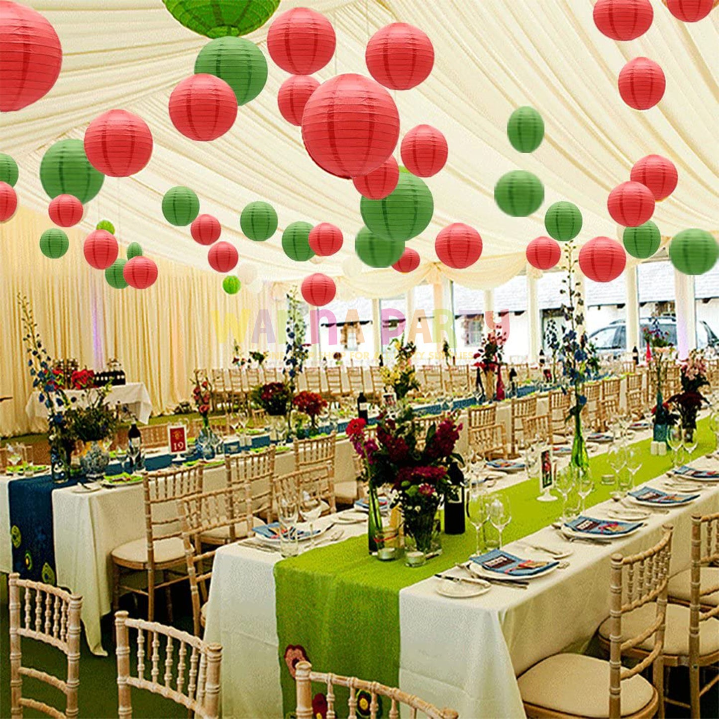 Paper Lanterns Red 12"-1PC