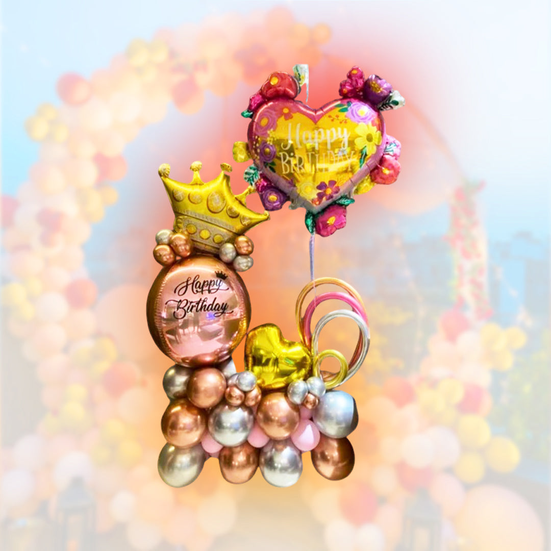 Balloon Bouquet - Happy Birthday
