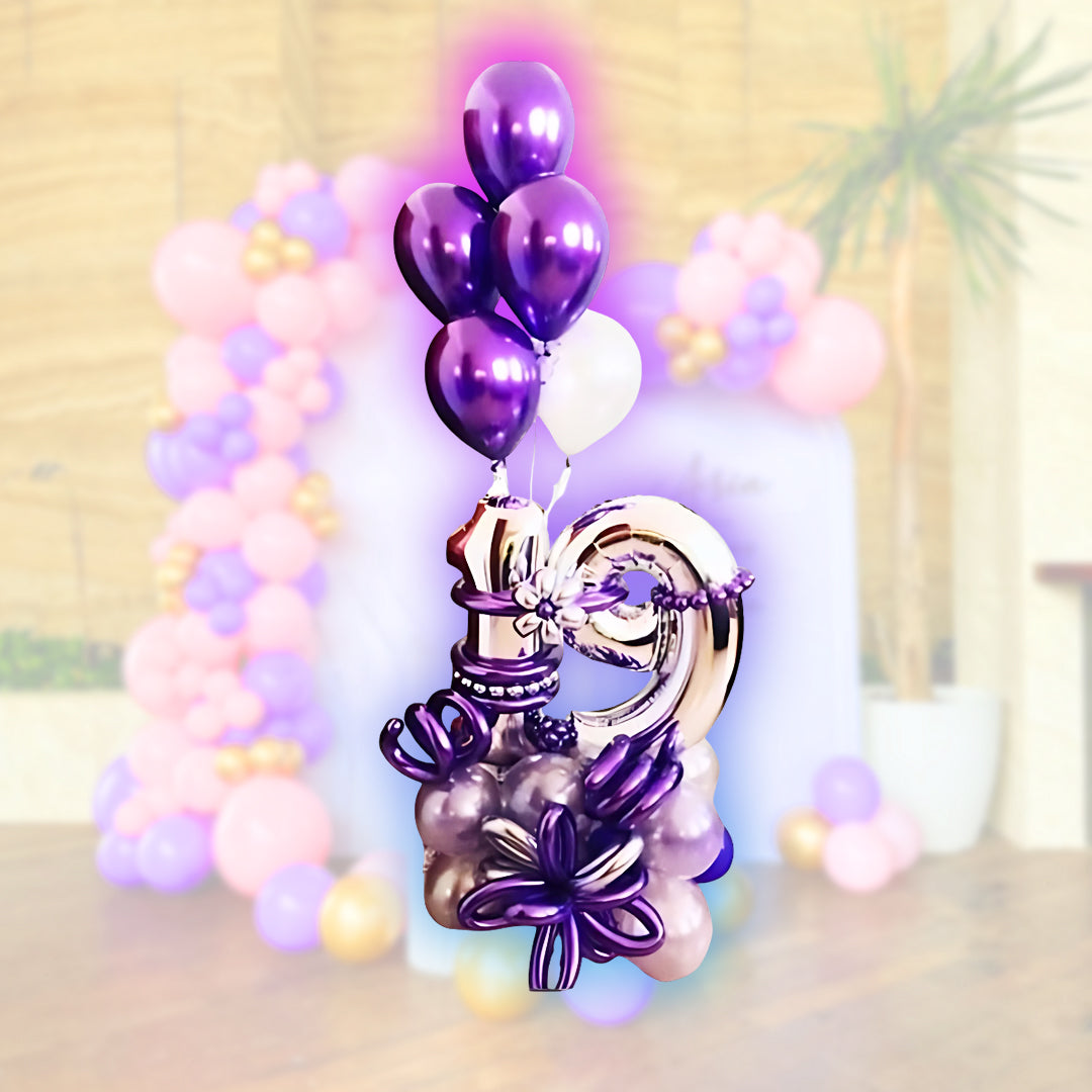 19th Birthday Balloon Bouquet