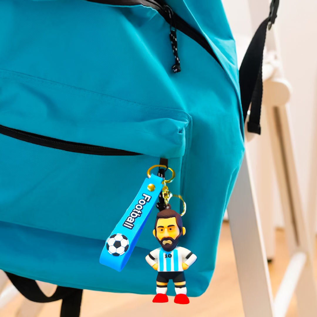 Messi Footballer Soccer Key Chain & Bag Charms - 1PC