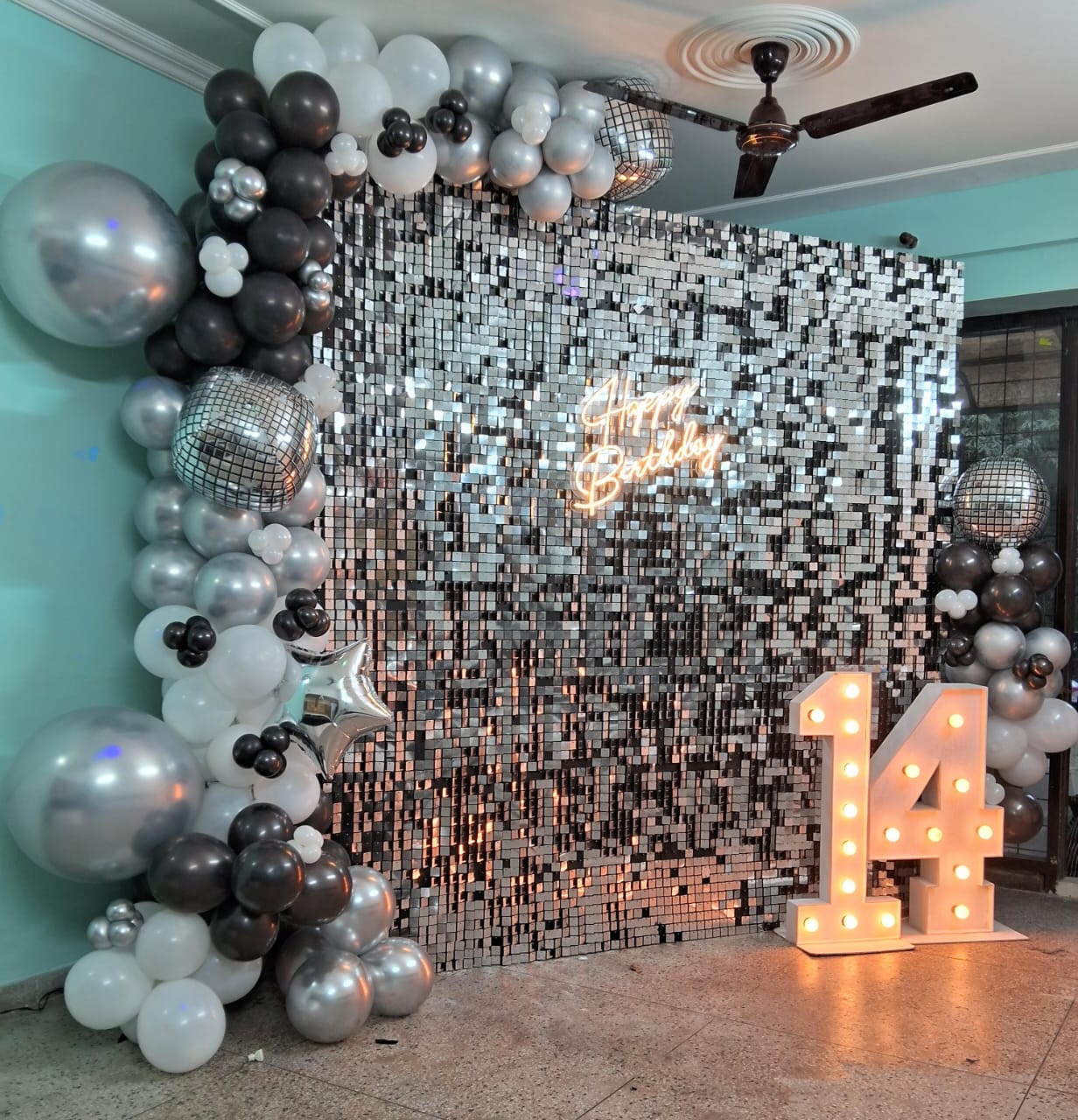 14th Birthday Set up