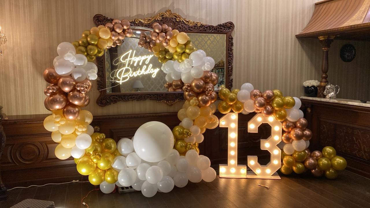 13th Birthday Set up