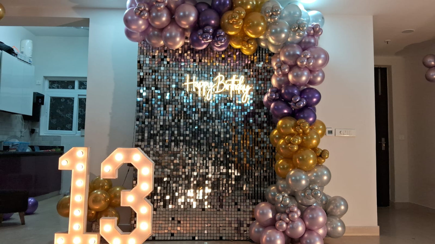 13th Birthday Set up