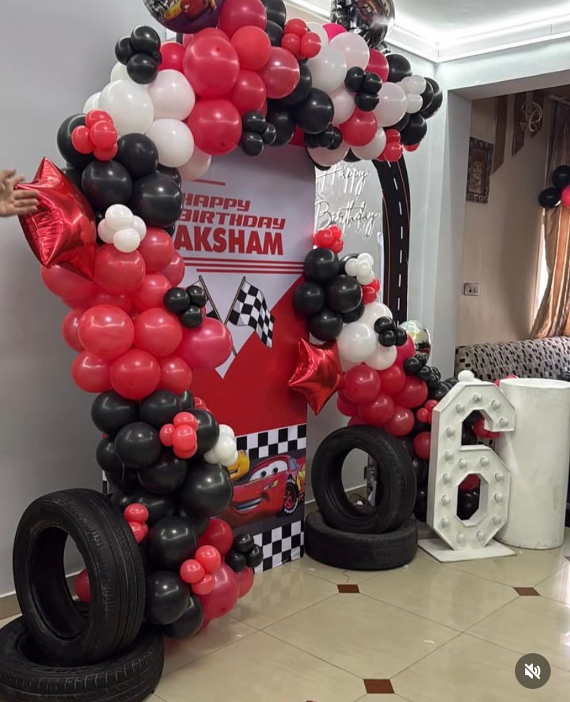 Car Theme Birthday Set Up