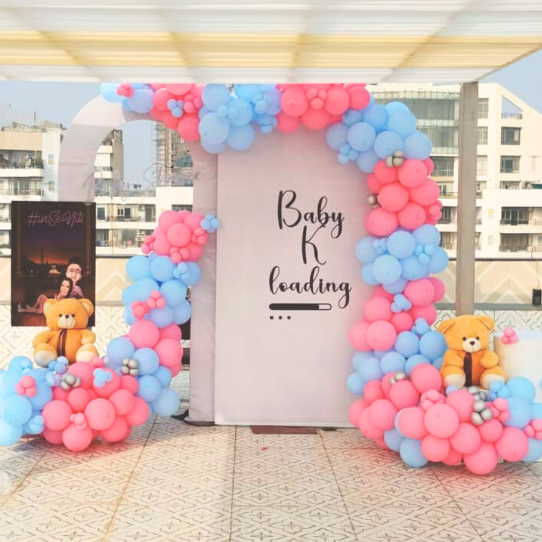 Baby Loading Baby shower Set up
