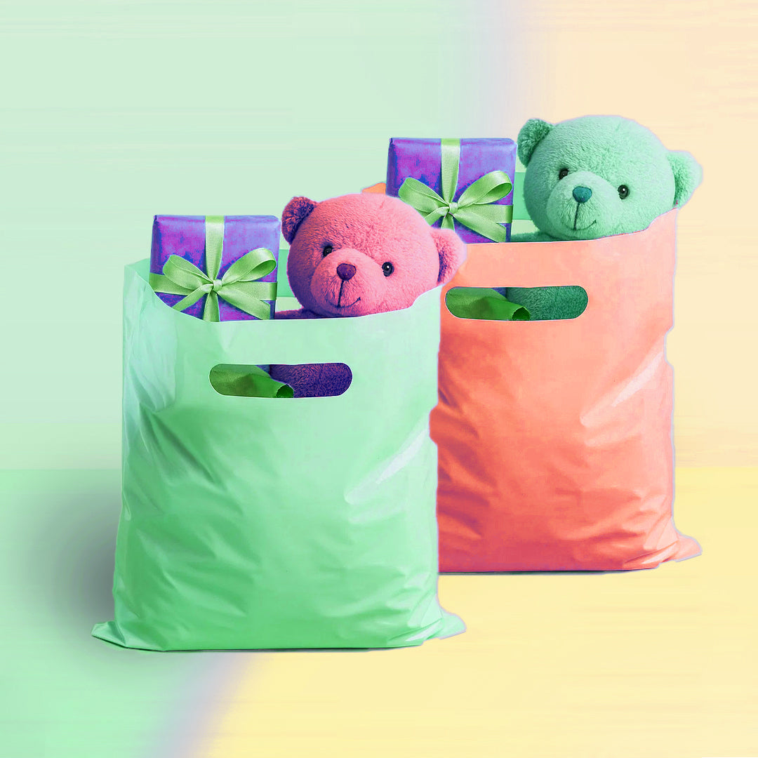 Pastel Loot Bags Blue and Pink Combo Set - 20PC