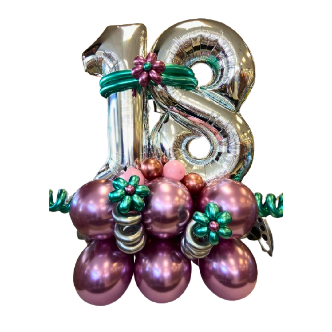 Balloon Bouquet - 18th Birthday