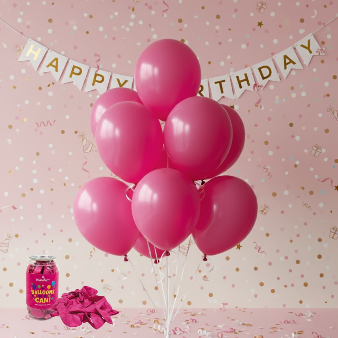 Hot Pink Latex Balloons 10" - 20PC