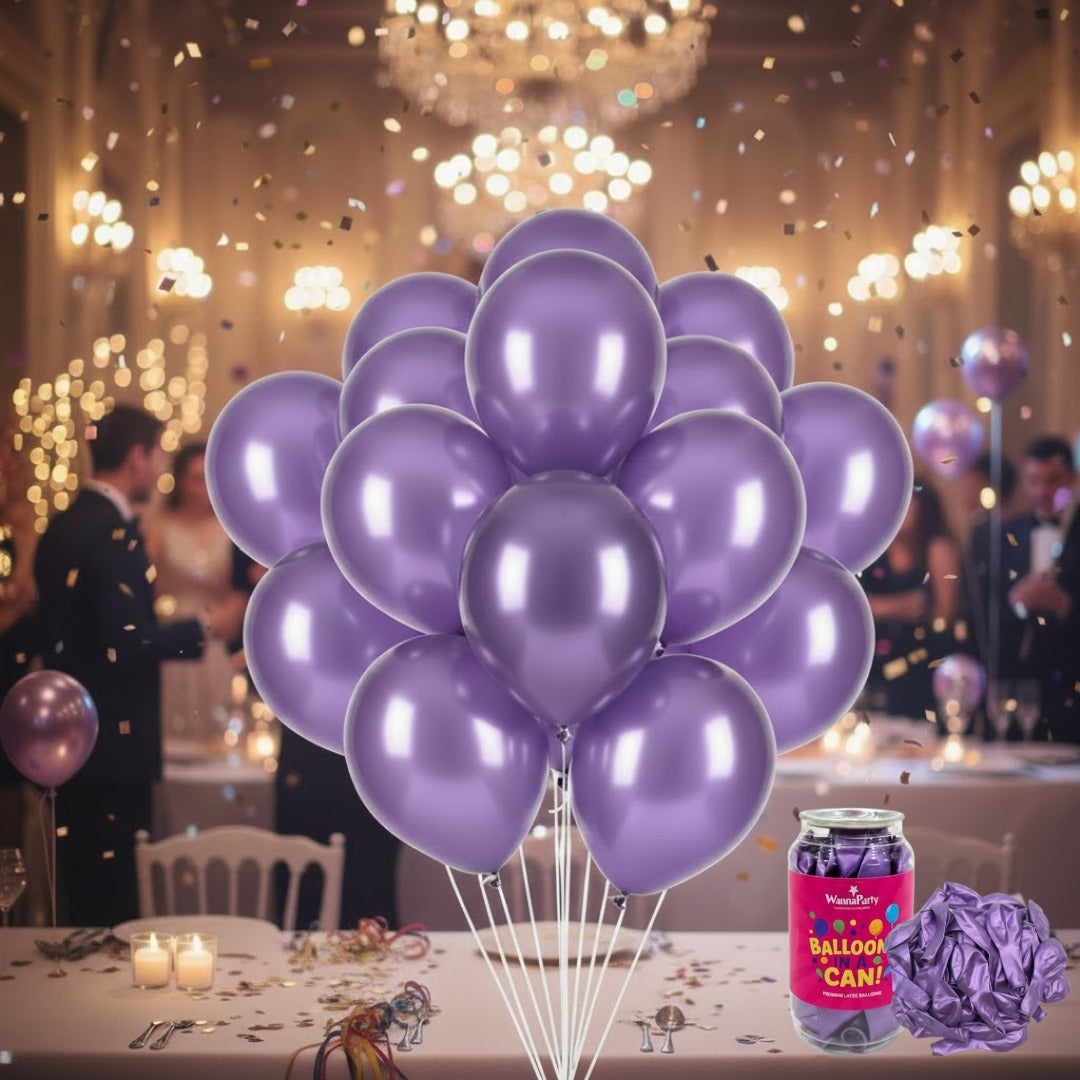 Chrome Purple Premium Latex Balloons 10" - 20PC