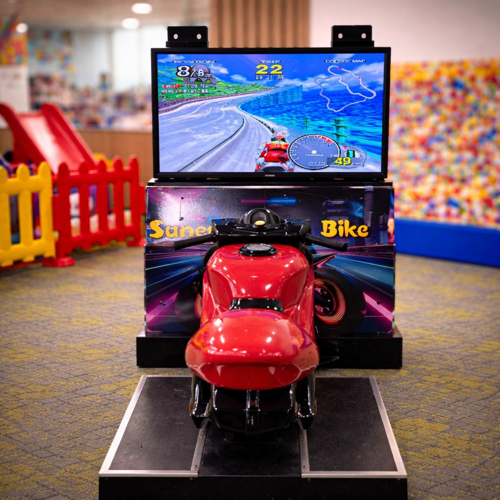 Bike Racing Arcade Gaming Activity