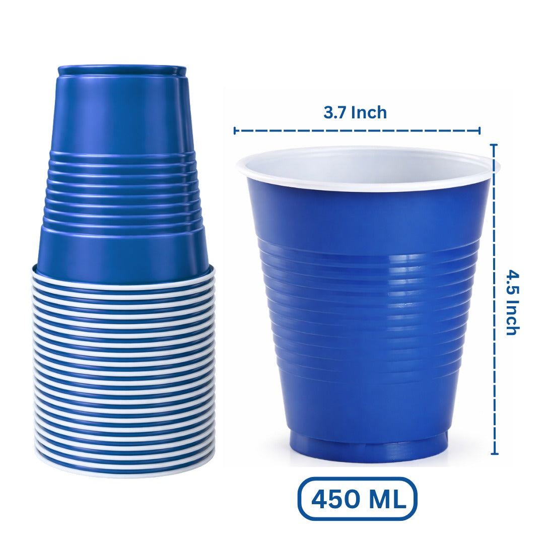 Beer Pong Cups Dark Blue - 20PC