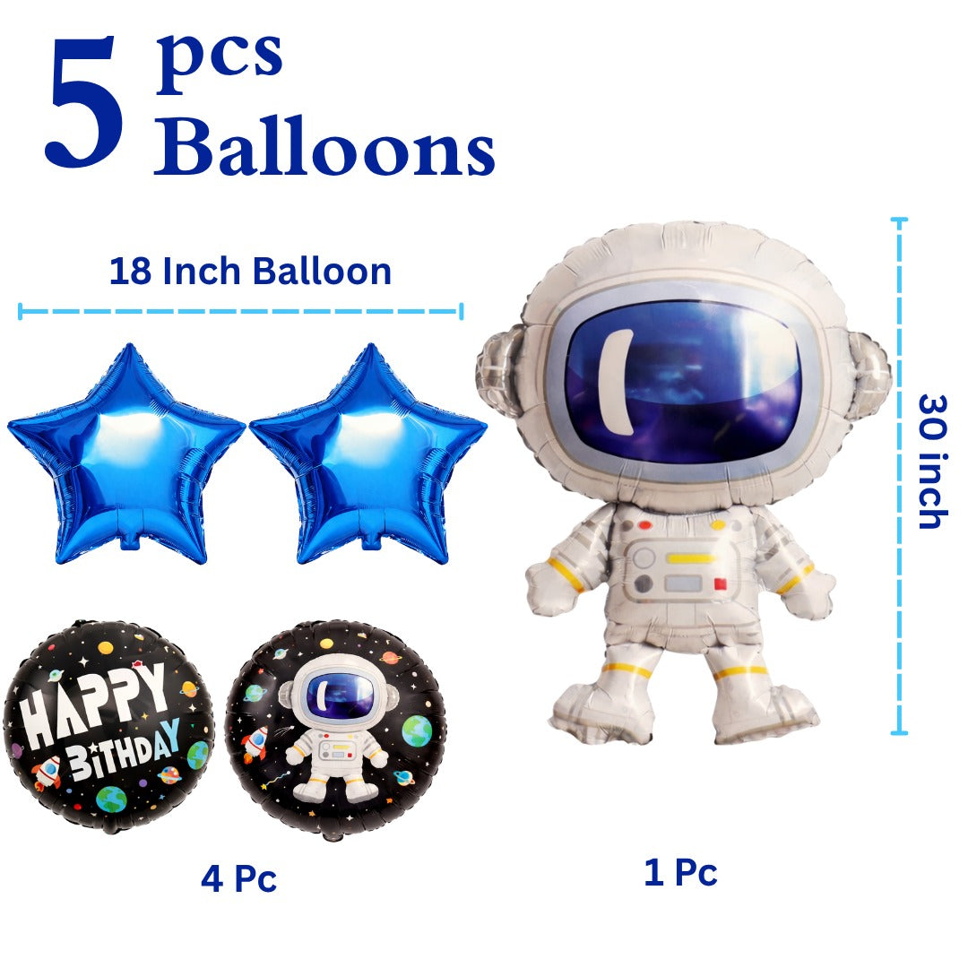 Space Theme Balloon Set - 5PC