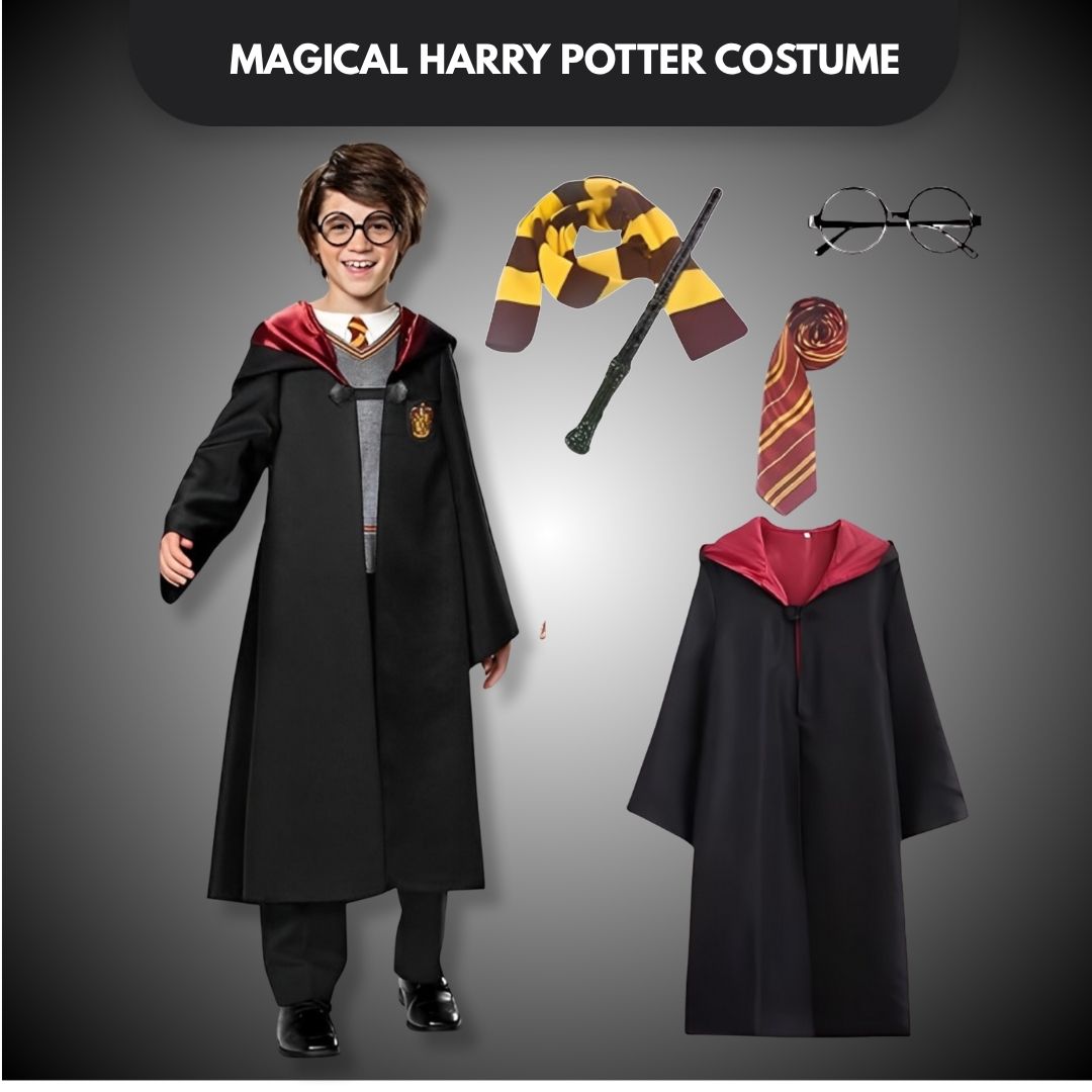 Kids Harry Potter Costume Kit Wanna Party