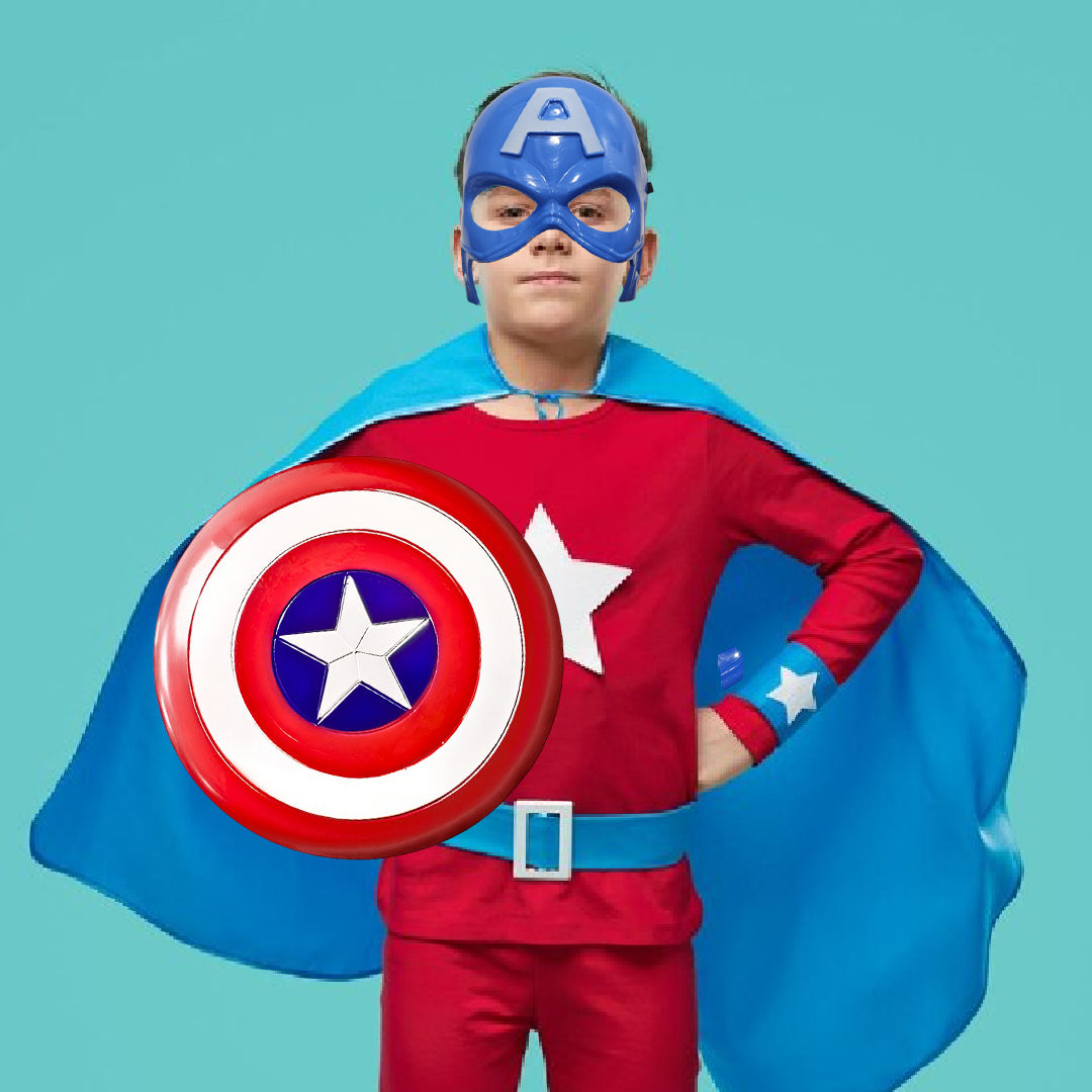 Captain America Shield & Mask Set for Kids