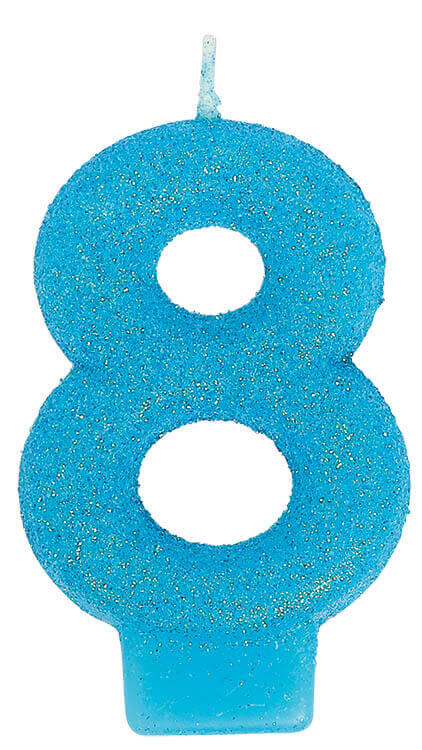Birthday Glitter Candle 8