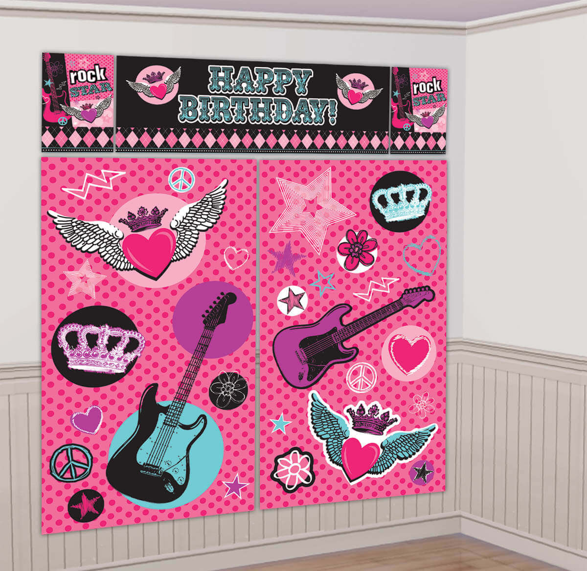 Rocker Princess Scene Setter Kit