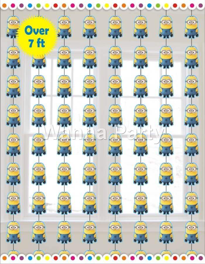 Minnions String Decoration 7FT - 6PC