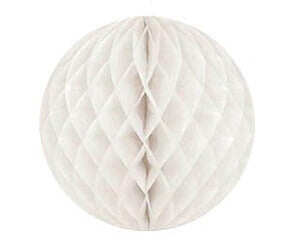 10" Honeycomb Ball White