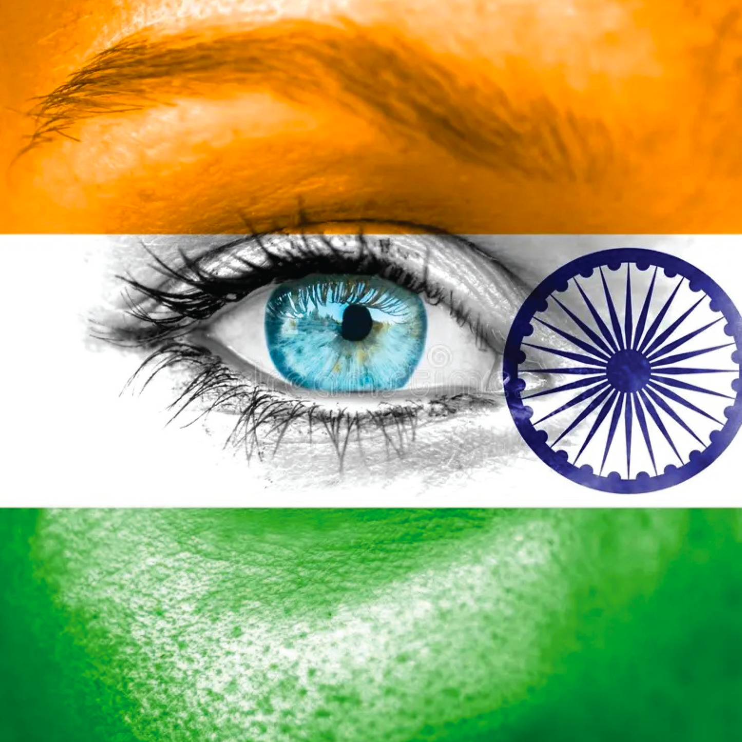 Green Face Paint Makeup - 1PC