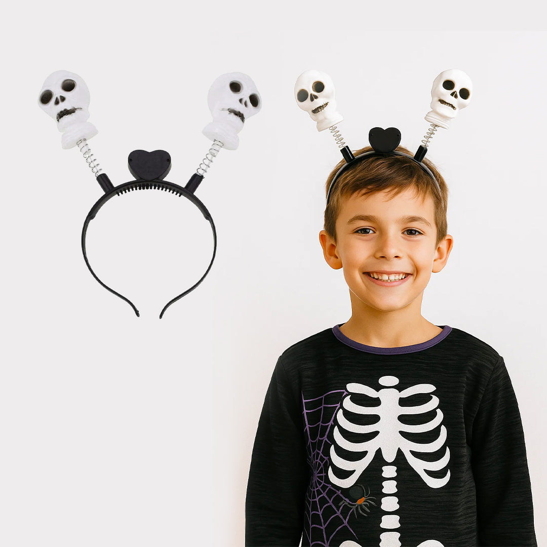 Light Up Skull Headband - 1PC